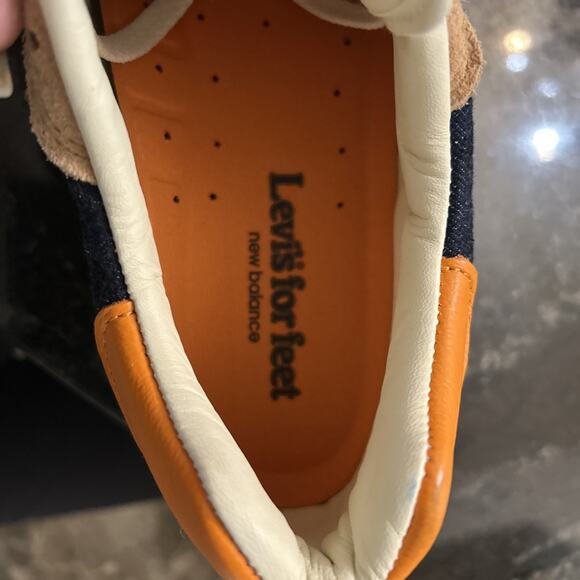 Levi's × New Balance Collaboration 1300 Orange Black M1300LV Men's Size 9.5 - Picture 10 of 16